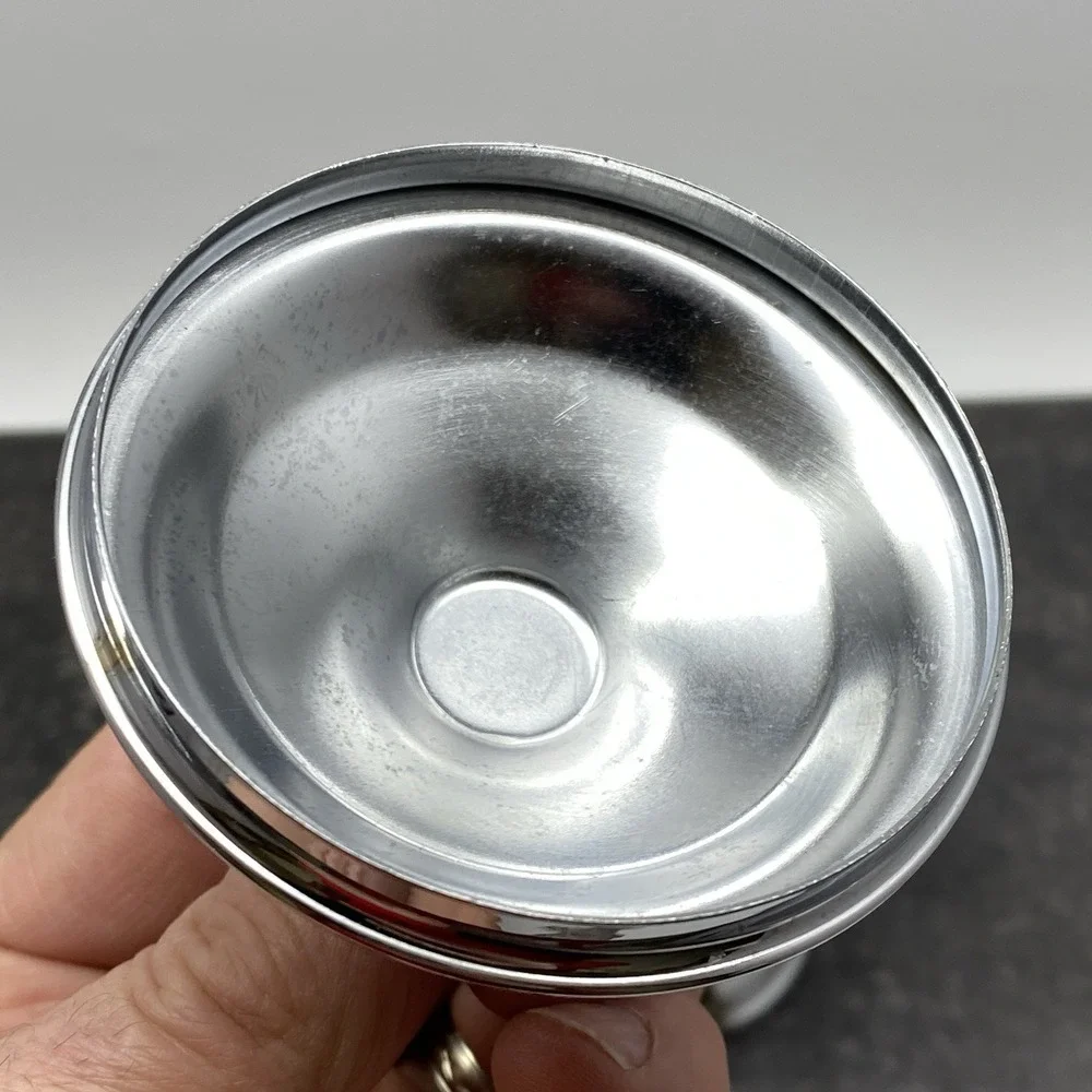 As‎ Is Vintage Art Deco Chrome Creamer & Sugar Cherry Red Bakelite Handles